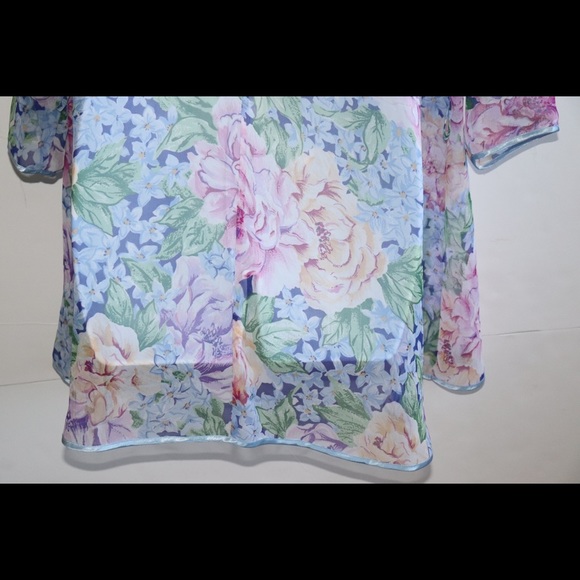 Vtg Gold Label Victoria Secret Kimono Sz Large - Picture 7 of 11